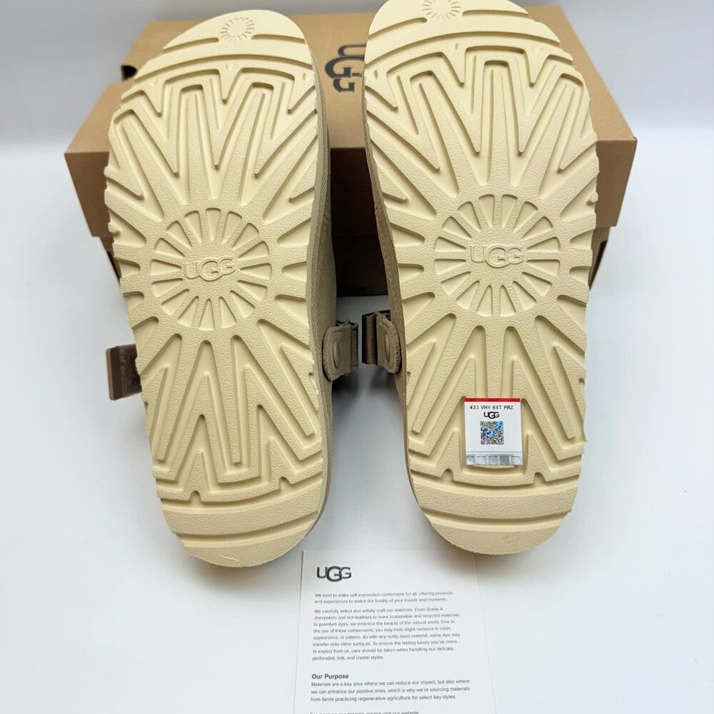 UGG Women's Goldenstar Slingback Clog Flats Sand Color NWB Size 9 - Picture 5 of 11